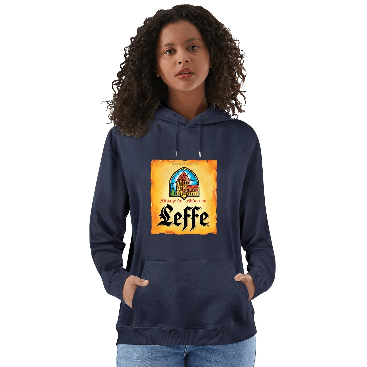 Cotton Hoodie Beer Leffe logo