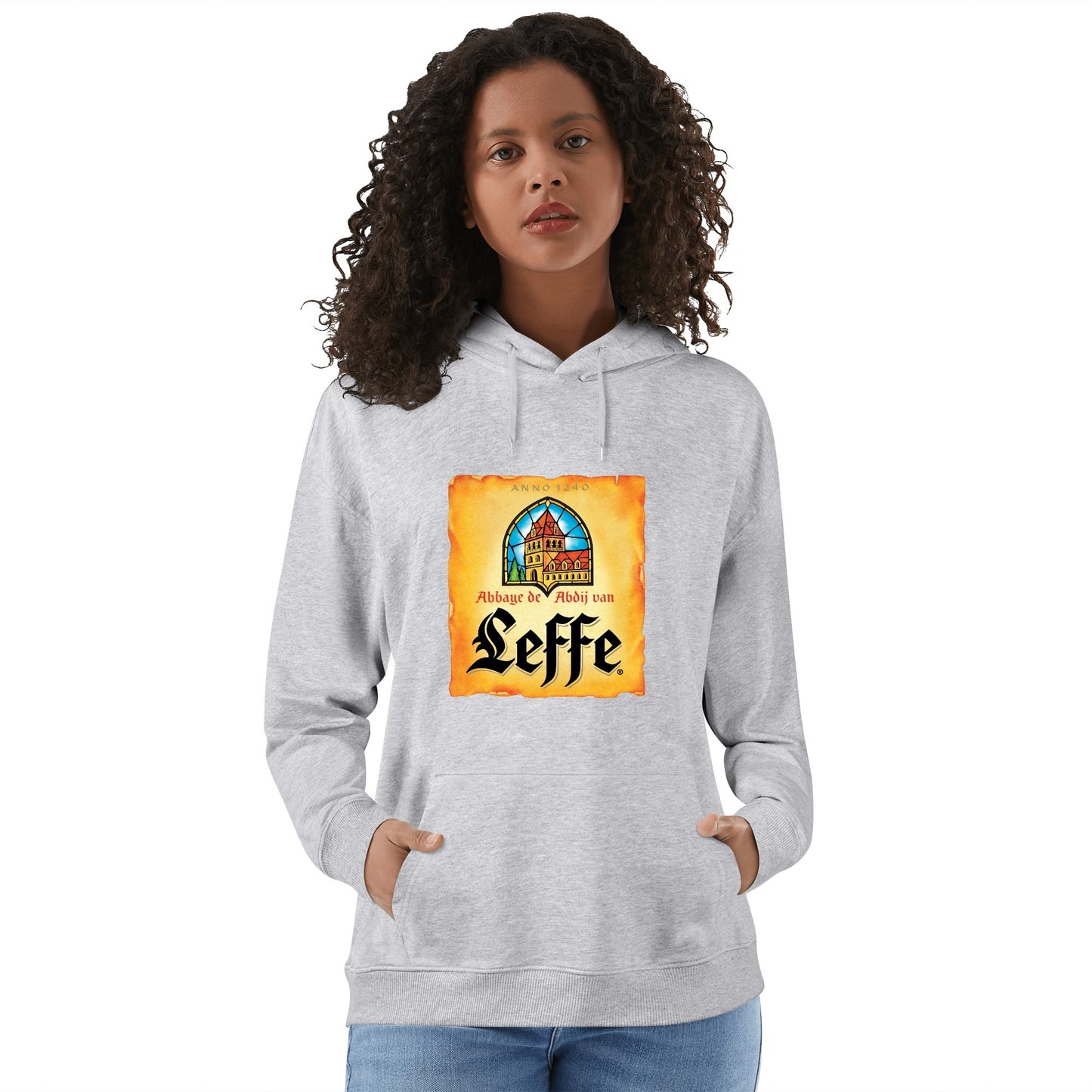 Cotton Hoodie Beer Leffe logo