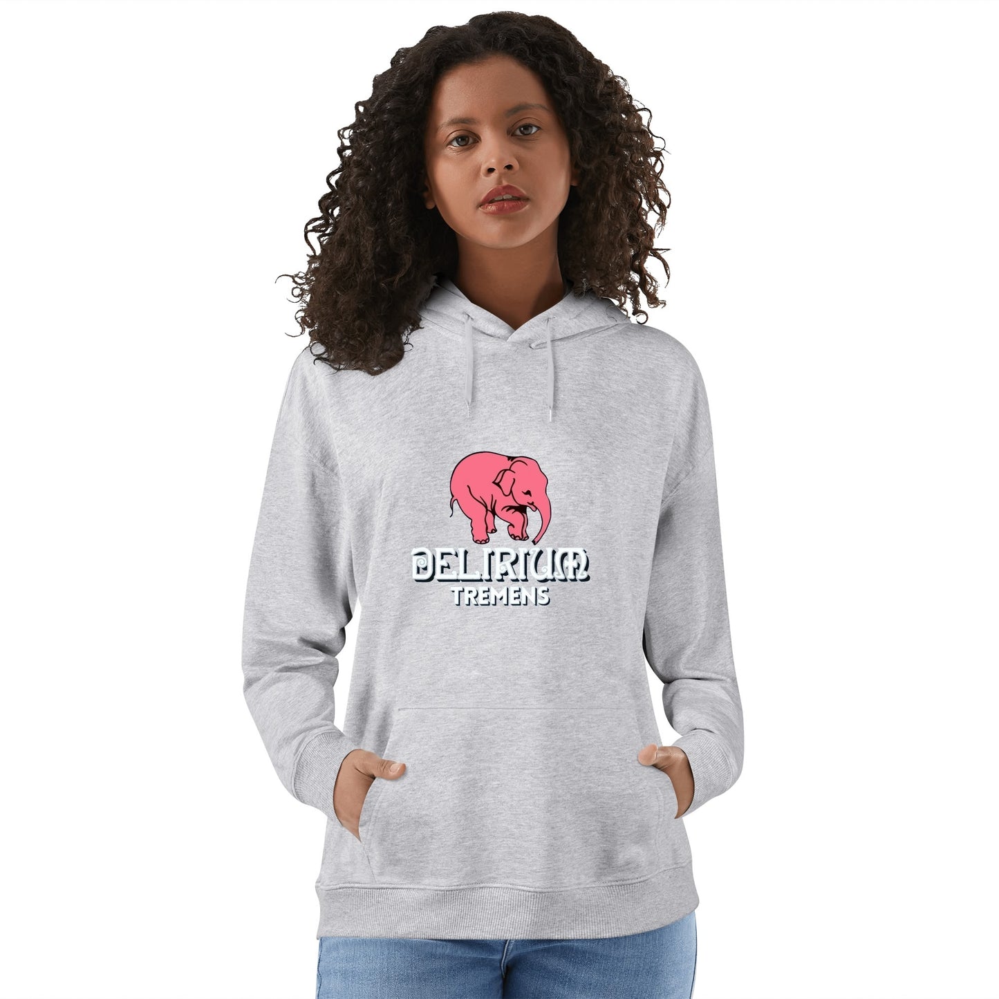 Cotton Hoodie Beer Delirium Tremens logo