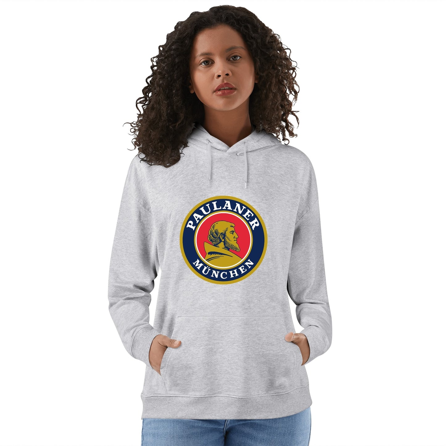 Cotton Hoodie Beer Paulaner logo