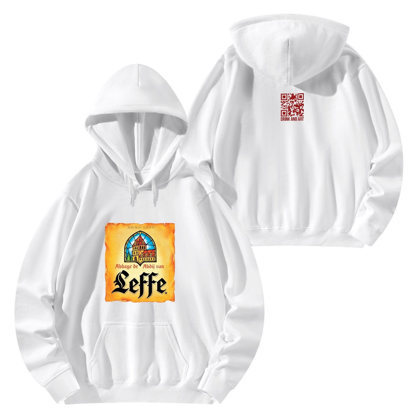 Cotton Hoodie Beer Leffe logo