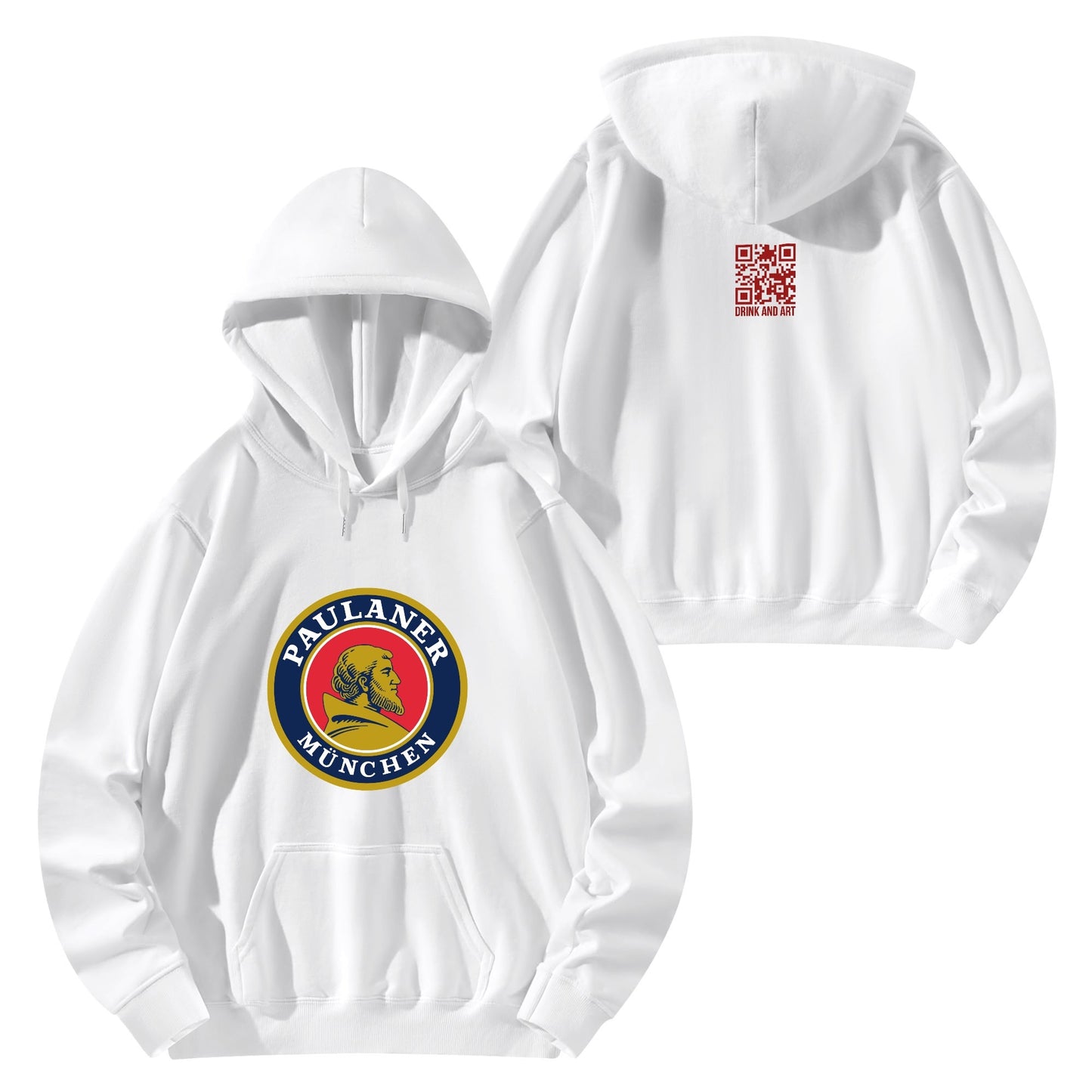 Cotton Hoodie Beer Paulaner logo