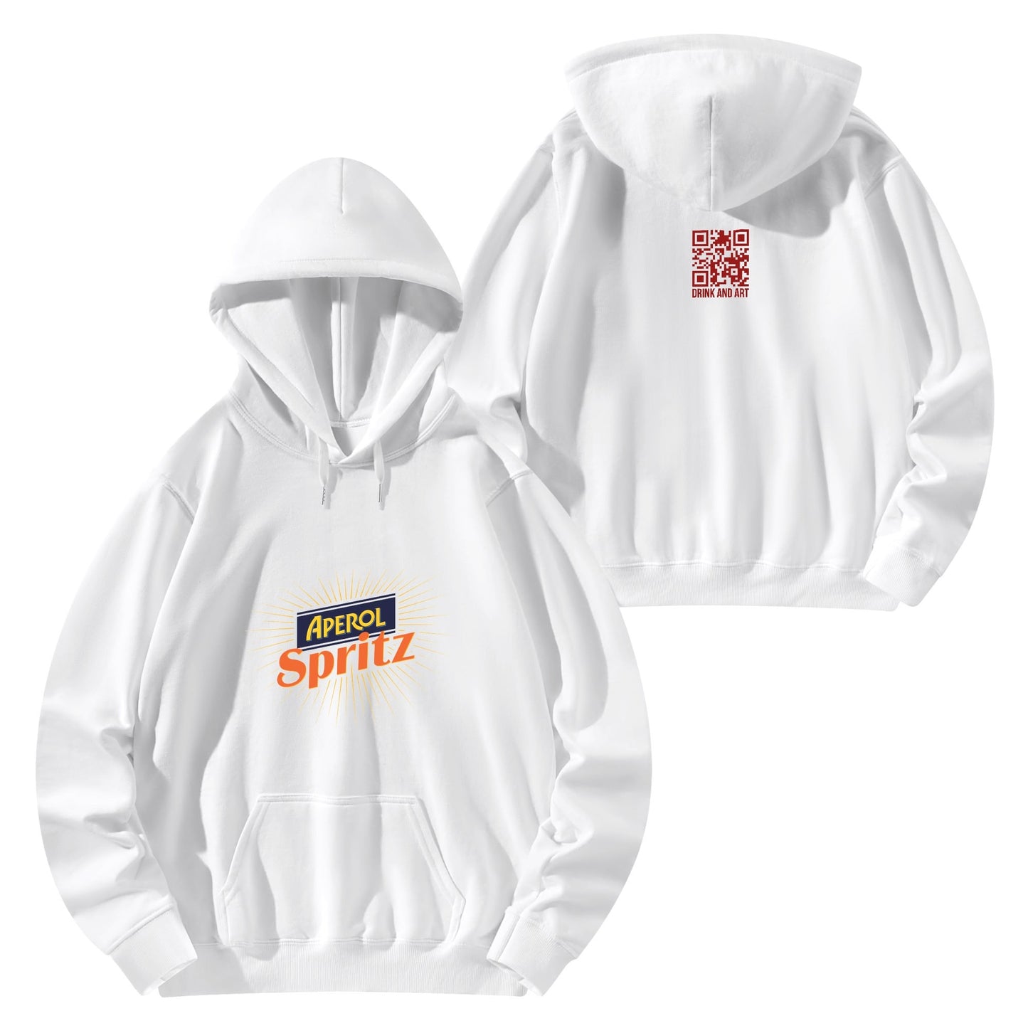 Cotton Hoodie Aperol logo