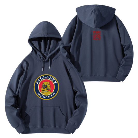 Cotton Hoodie Beer Paulaner logo