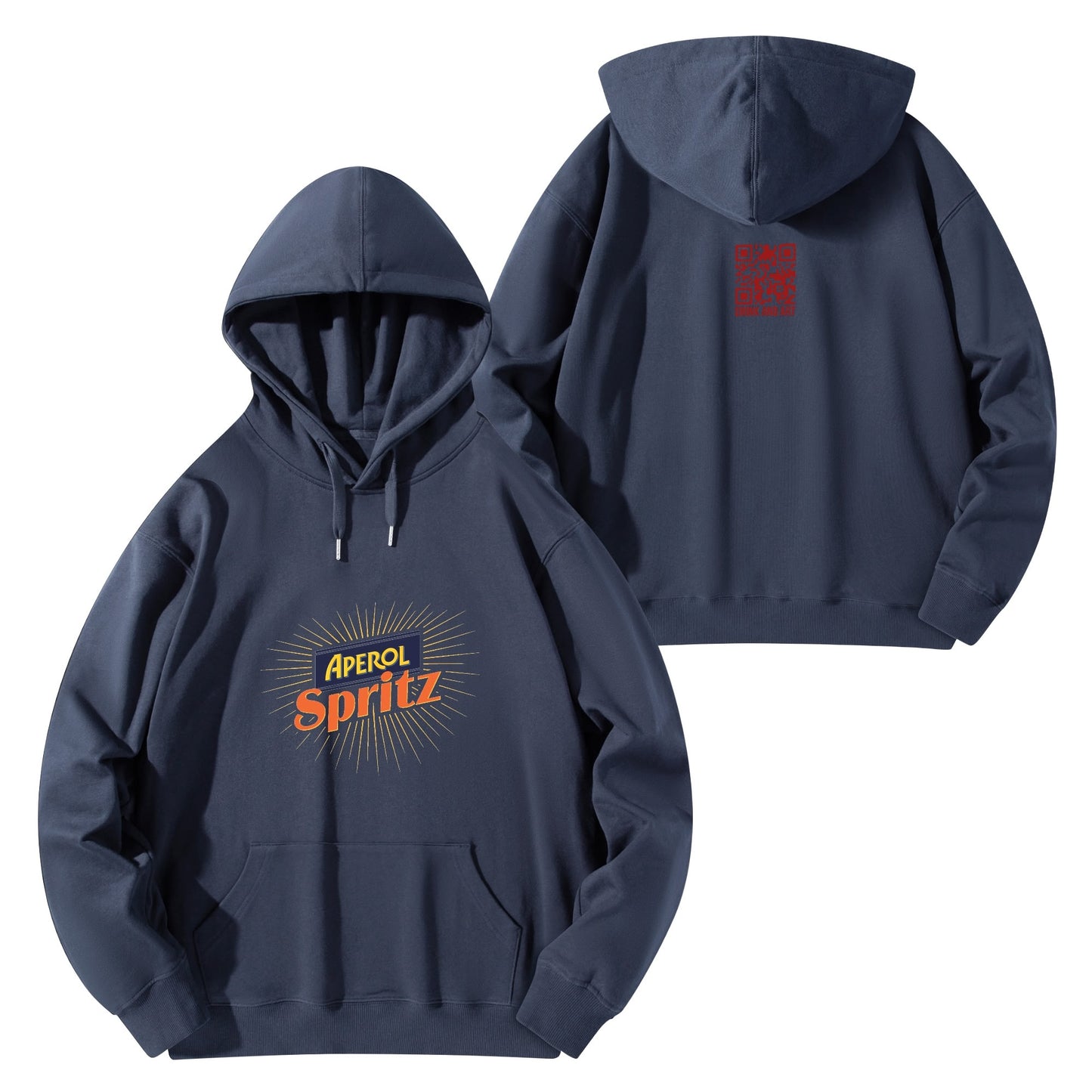 Cotton Hoodie Aperol logo