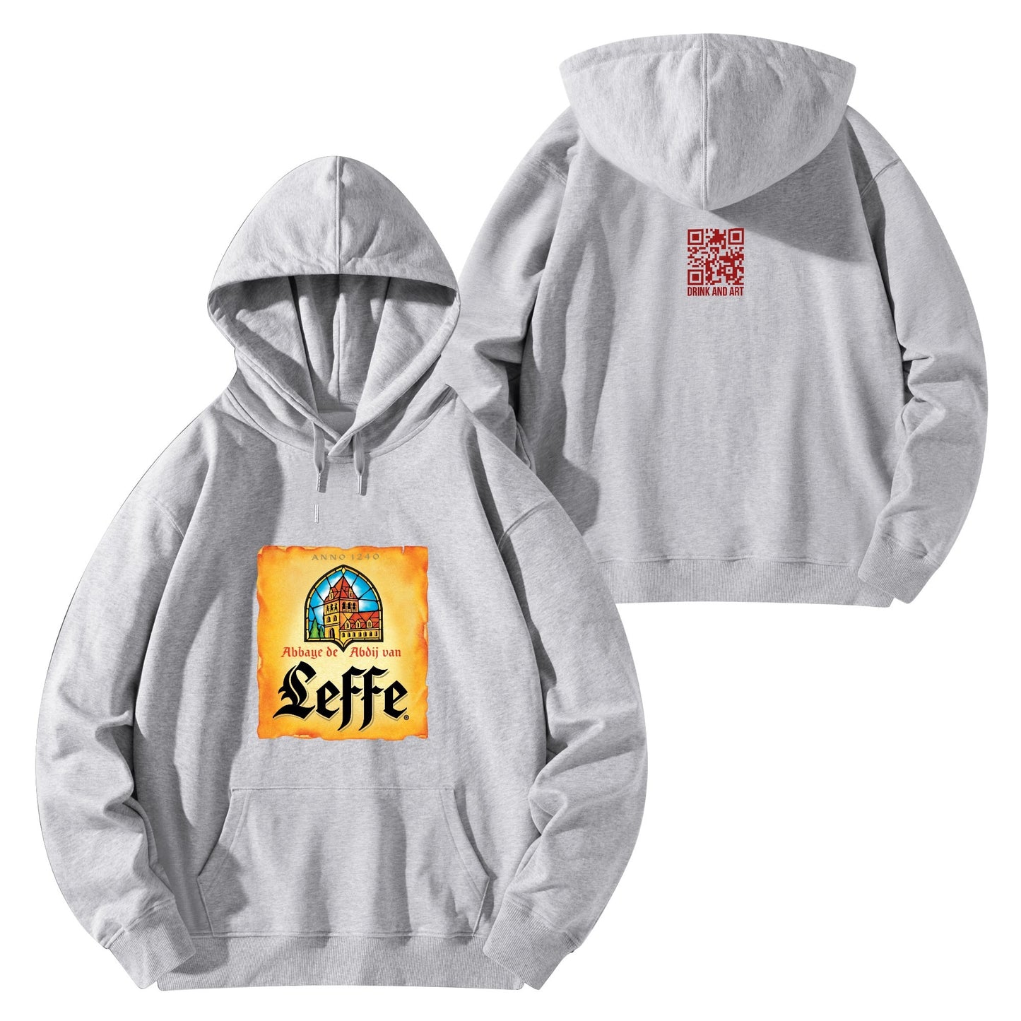 Cotton Hoodie Beer Leffe logo