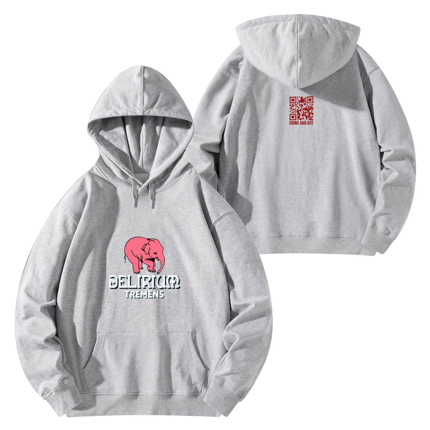 Cotton Hoodie Beer Delirium Tremens logo