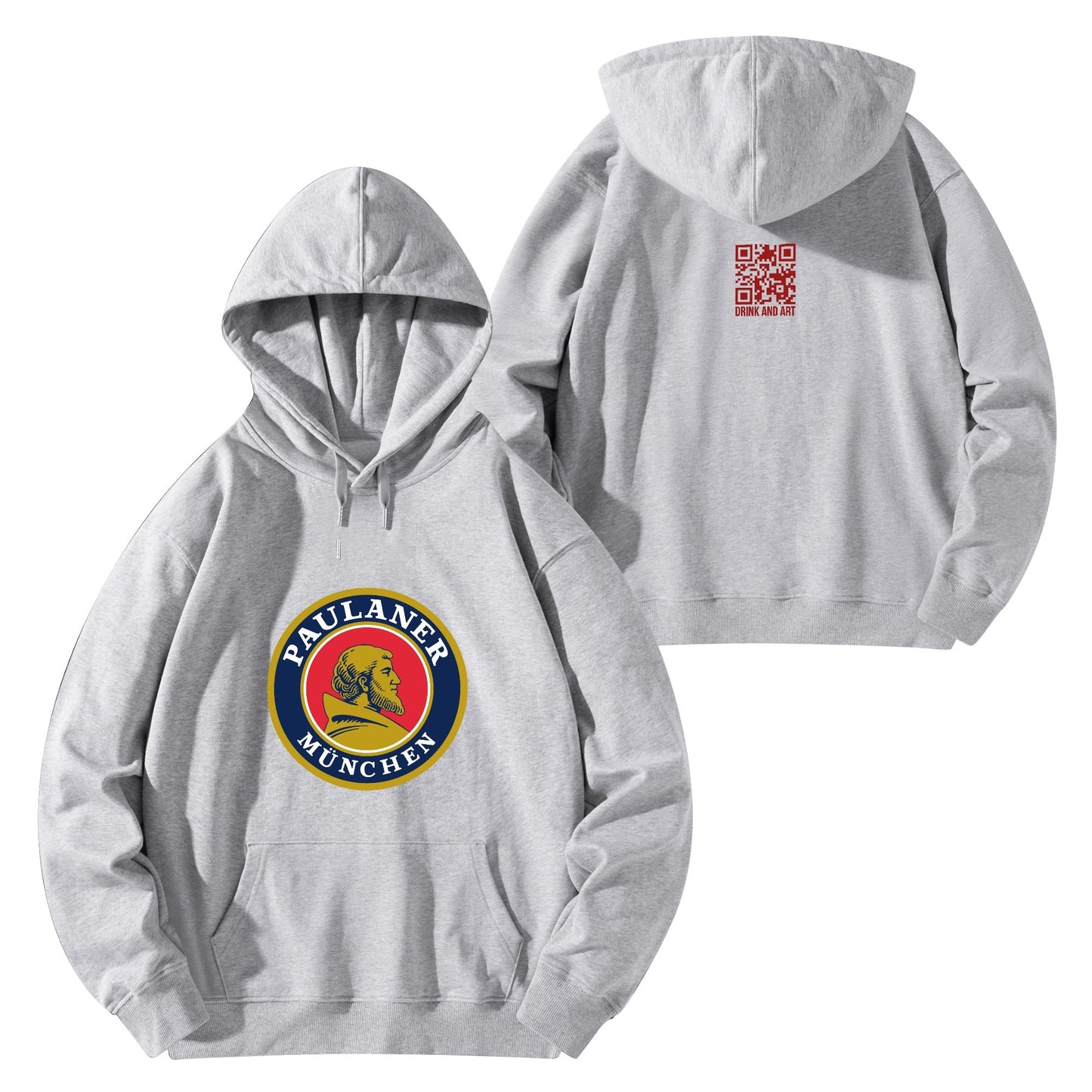 Cotton Hoodie Beer Paulaner logo