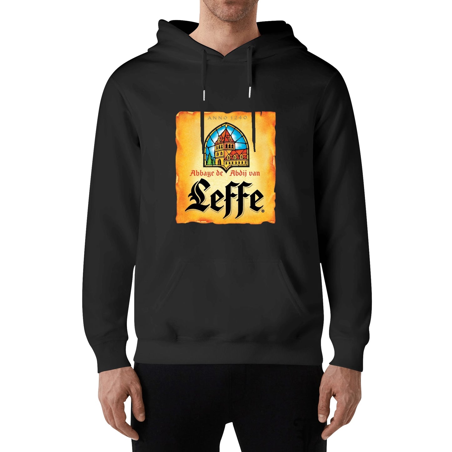 Cotton Hoodie Beer Leffe logo