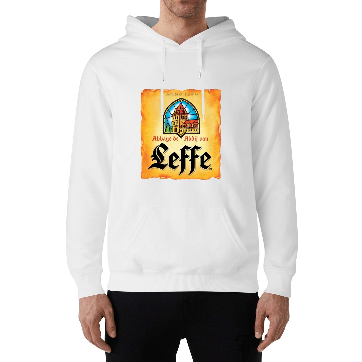 Cotton Hoodie Beer Leffe logo