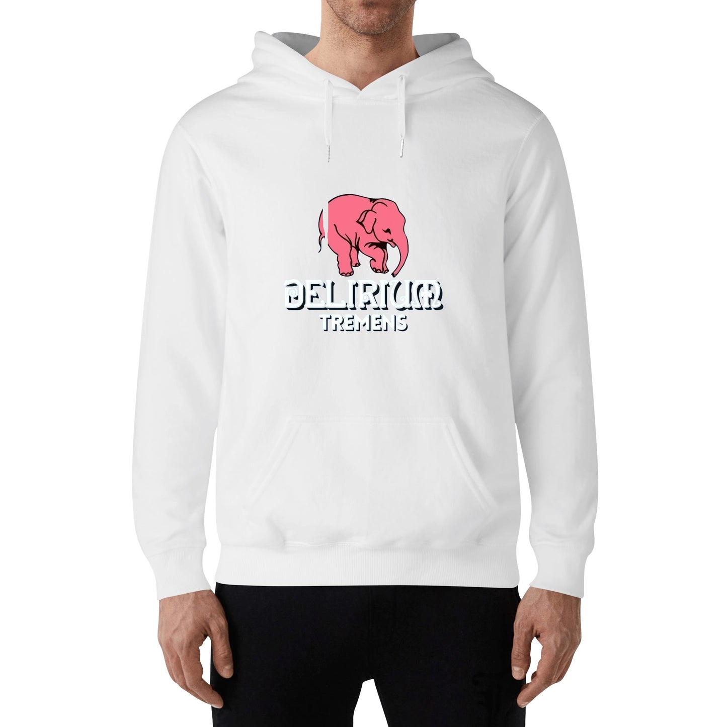 Cotton Hoodie Beer Delirium Tremens logo