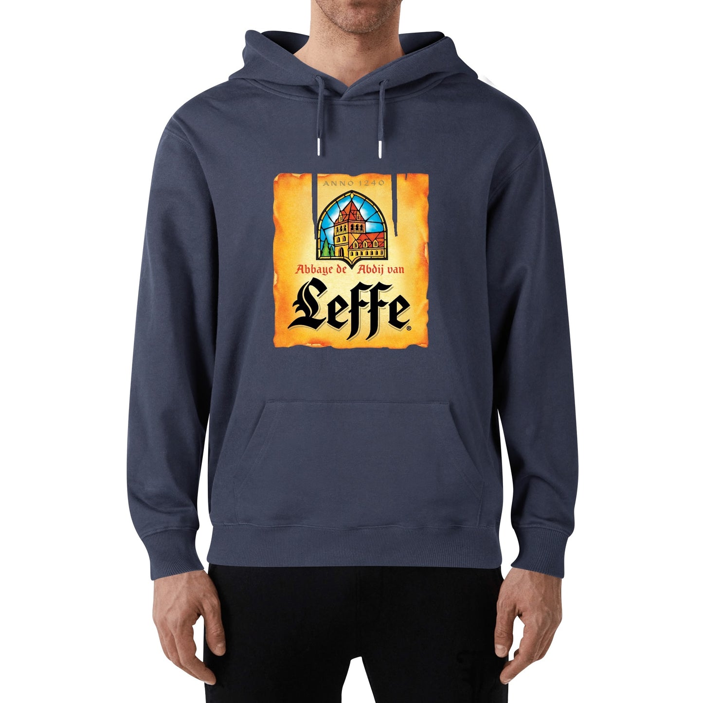 Cotton Hoodie Beer Leffe logo