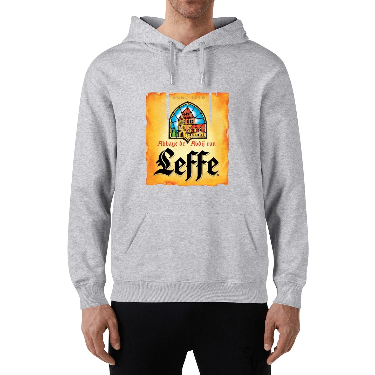 Cotton Hoodie Beer Leffe logo