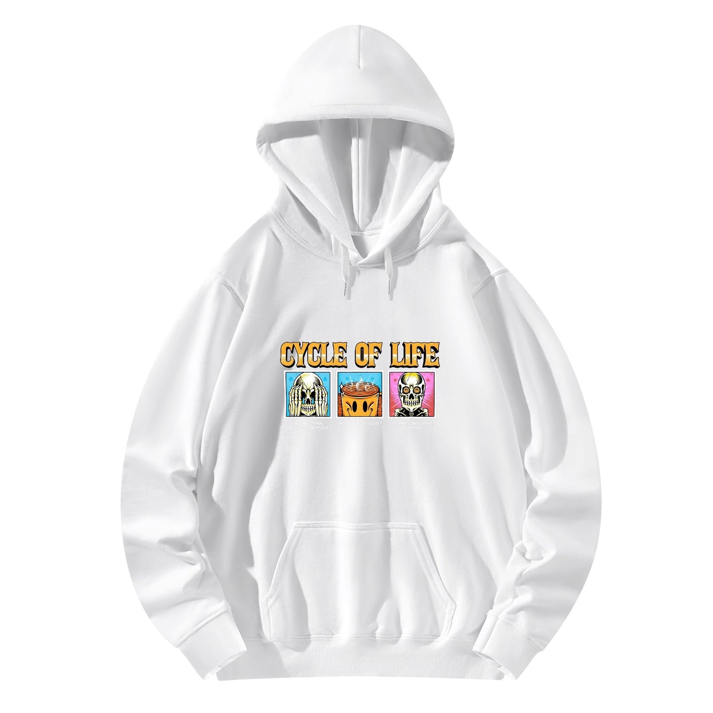 Cotton Hoodie Cycle of Life