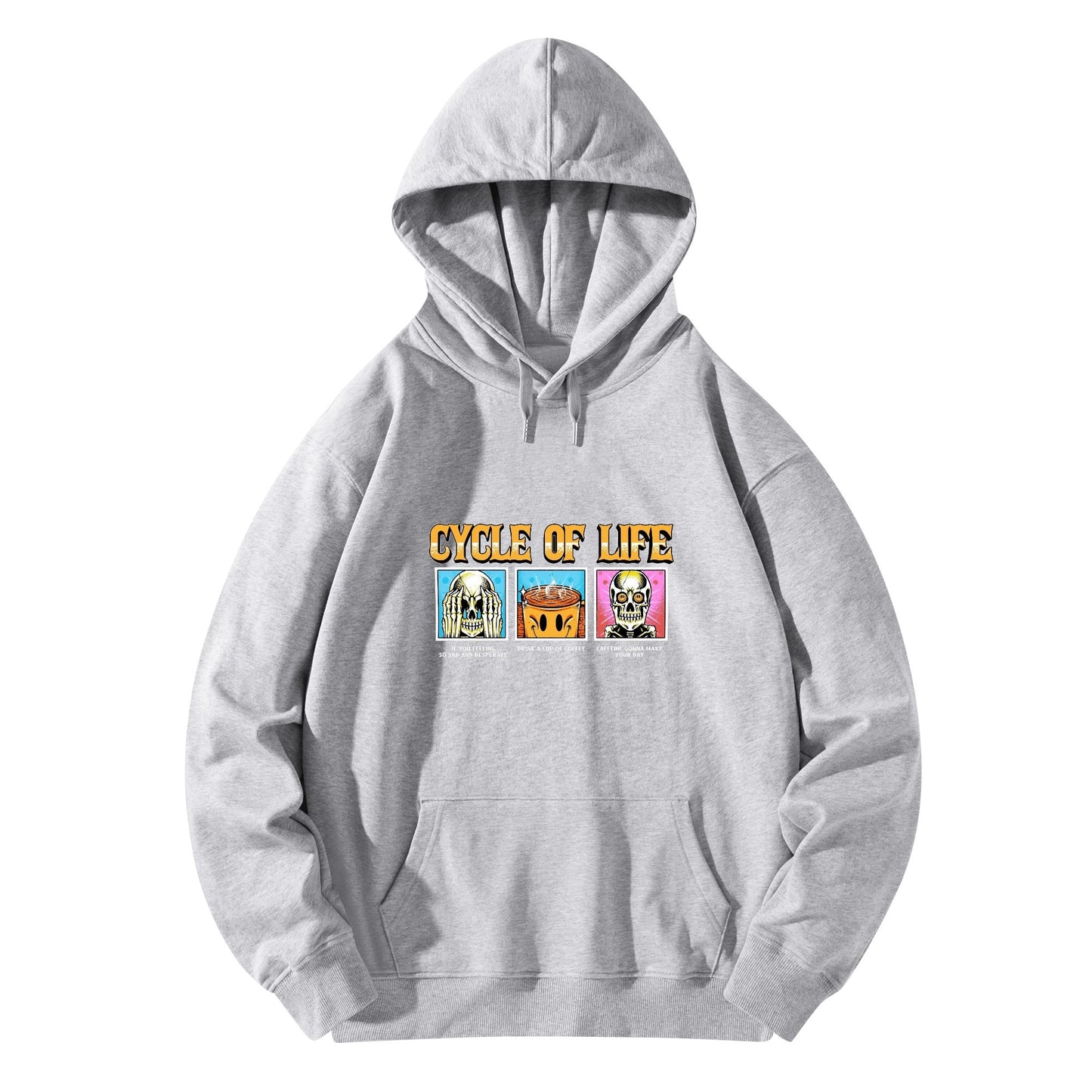 Cotton Hoodie Cycle of Life