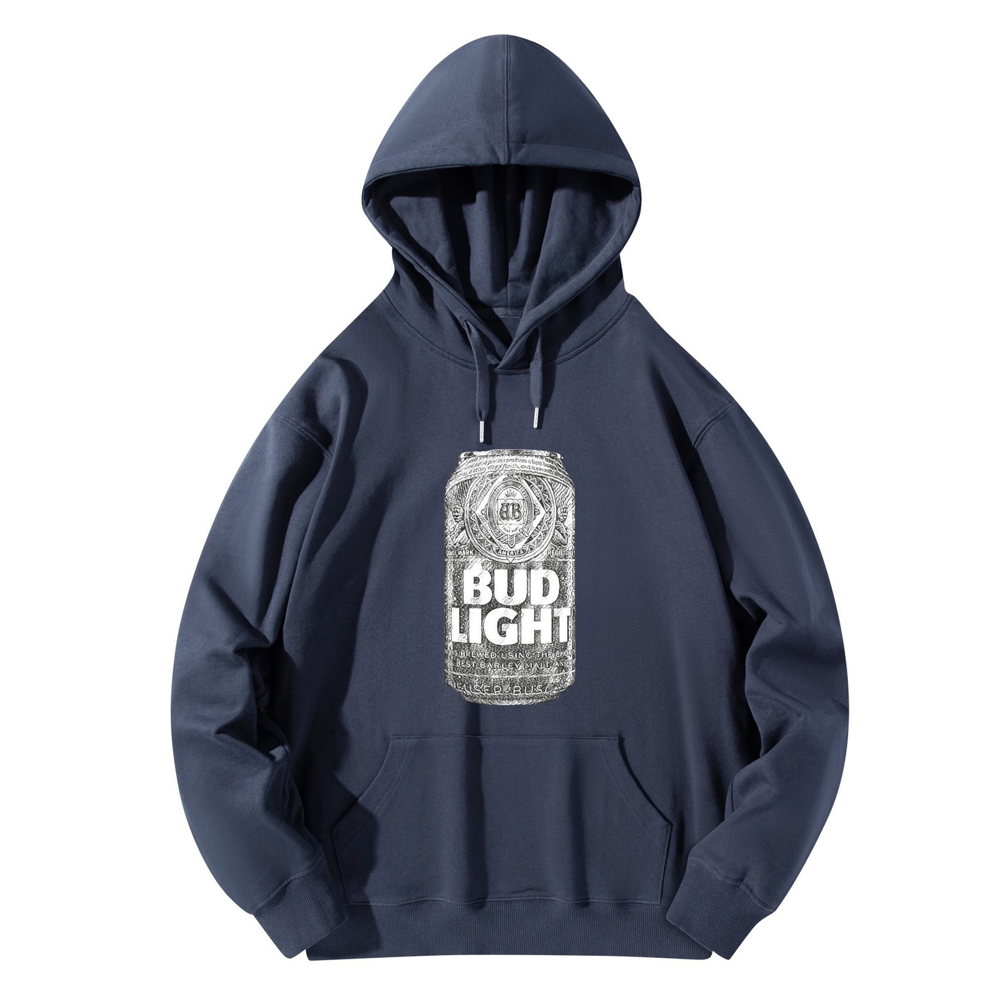 Cotton Hoodie Monochrome Bud Light Can