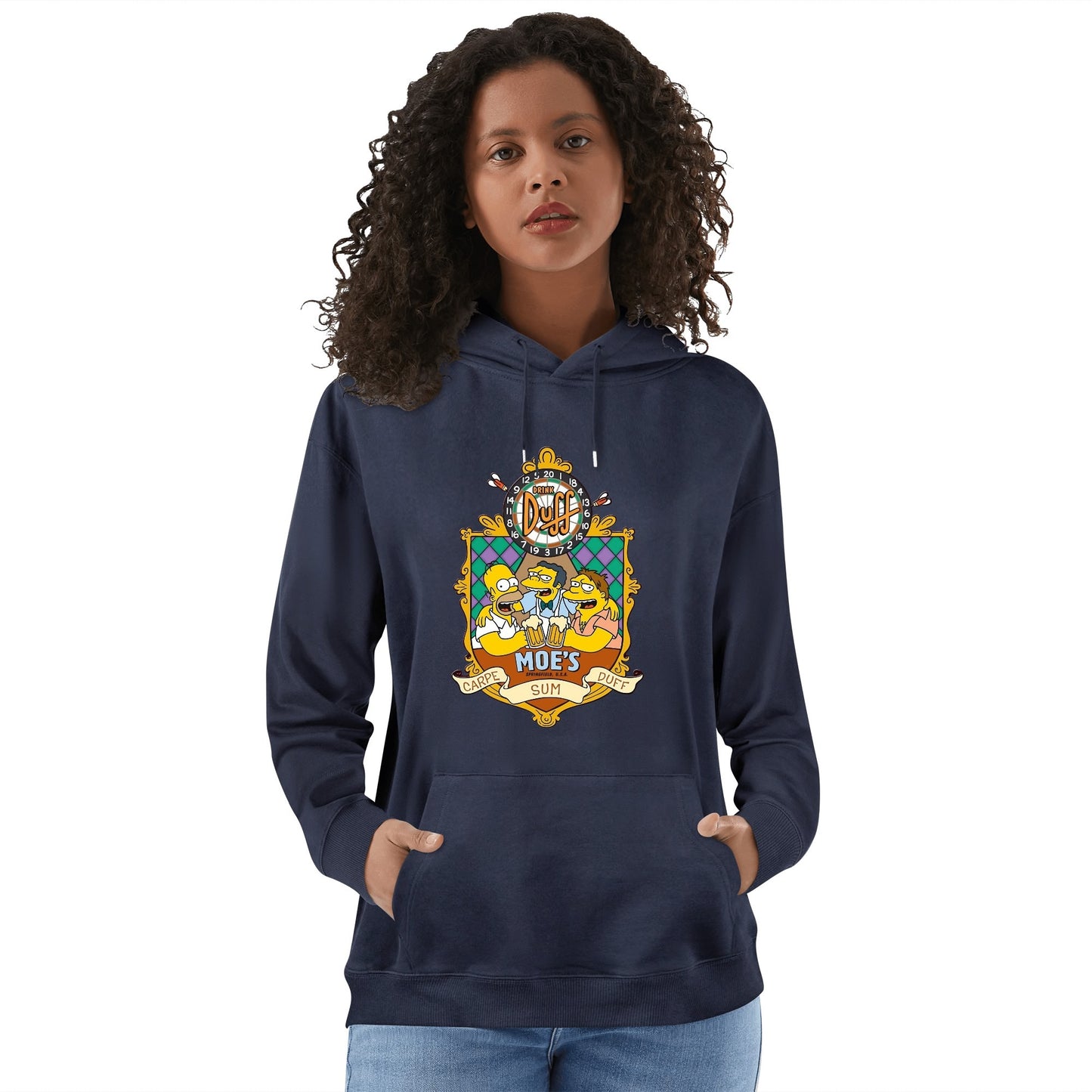 Cotton Hoodie Duff - Moes plaque