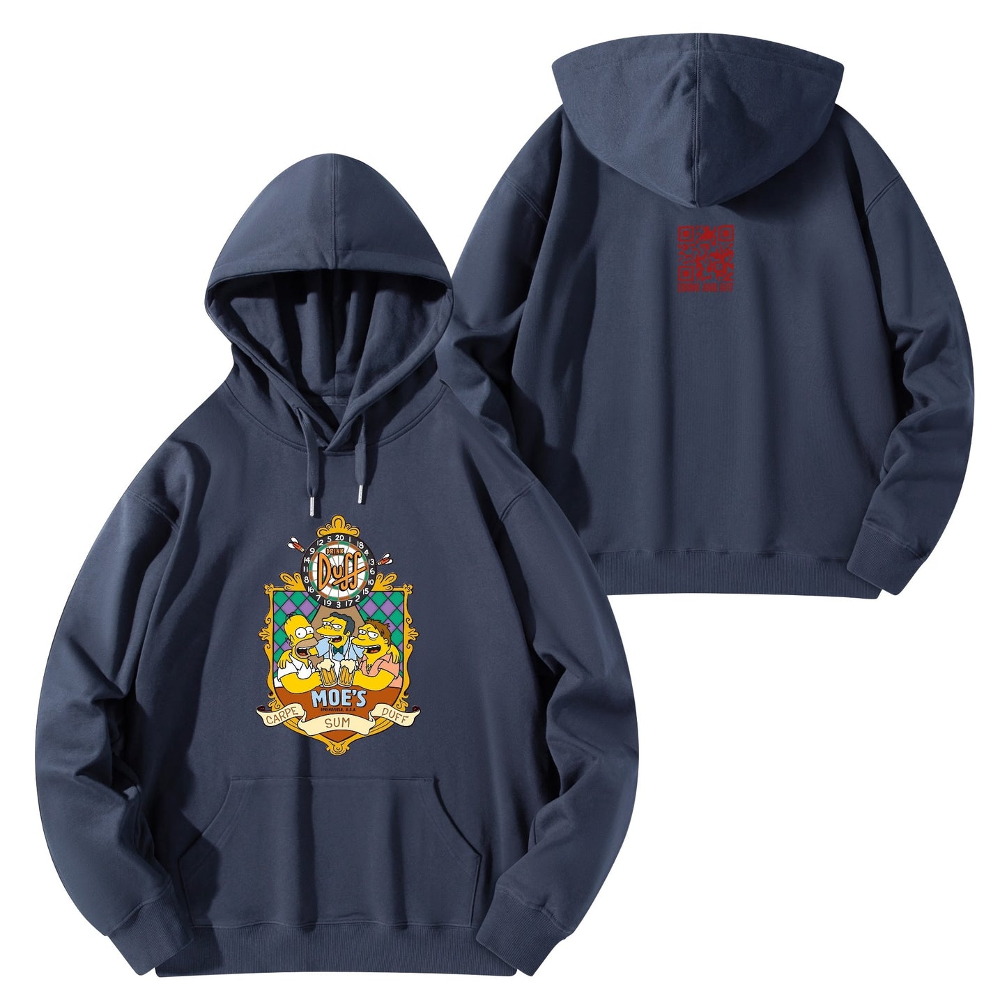 Cotton Hoodie Duff - Moes plaque