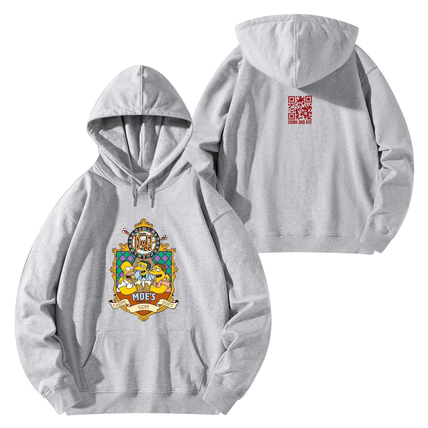 Cotton Hoodie Duff - Moes plaque