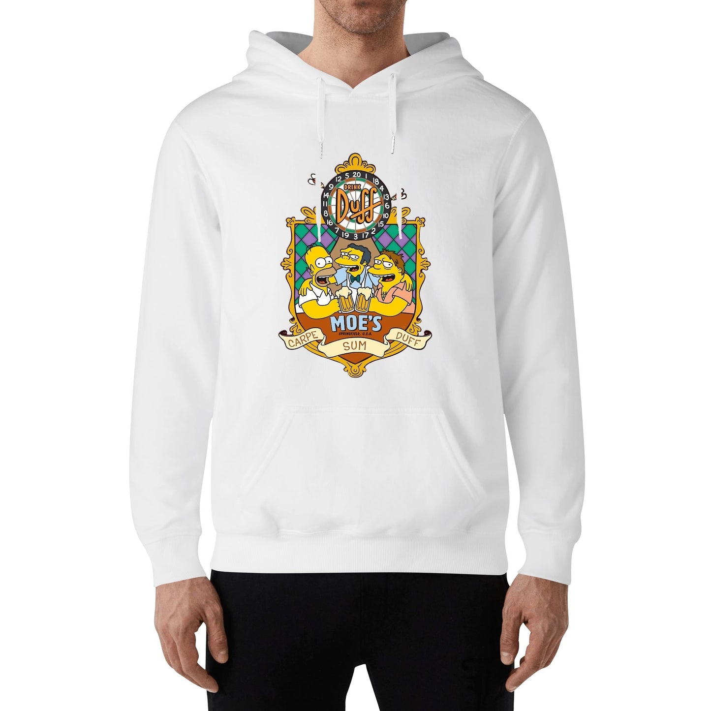 Cotton Hoodie Duff - Moes plaque