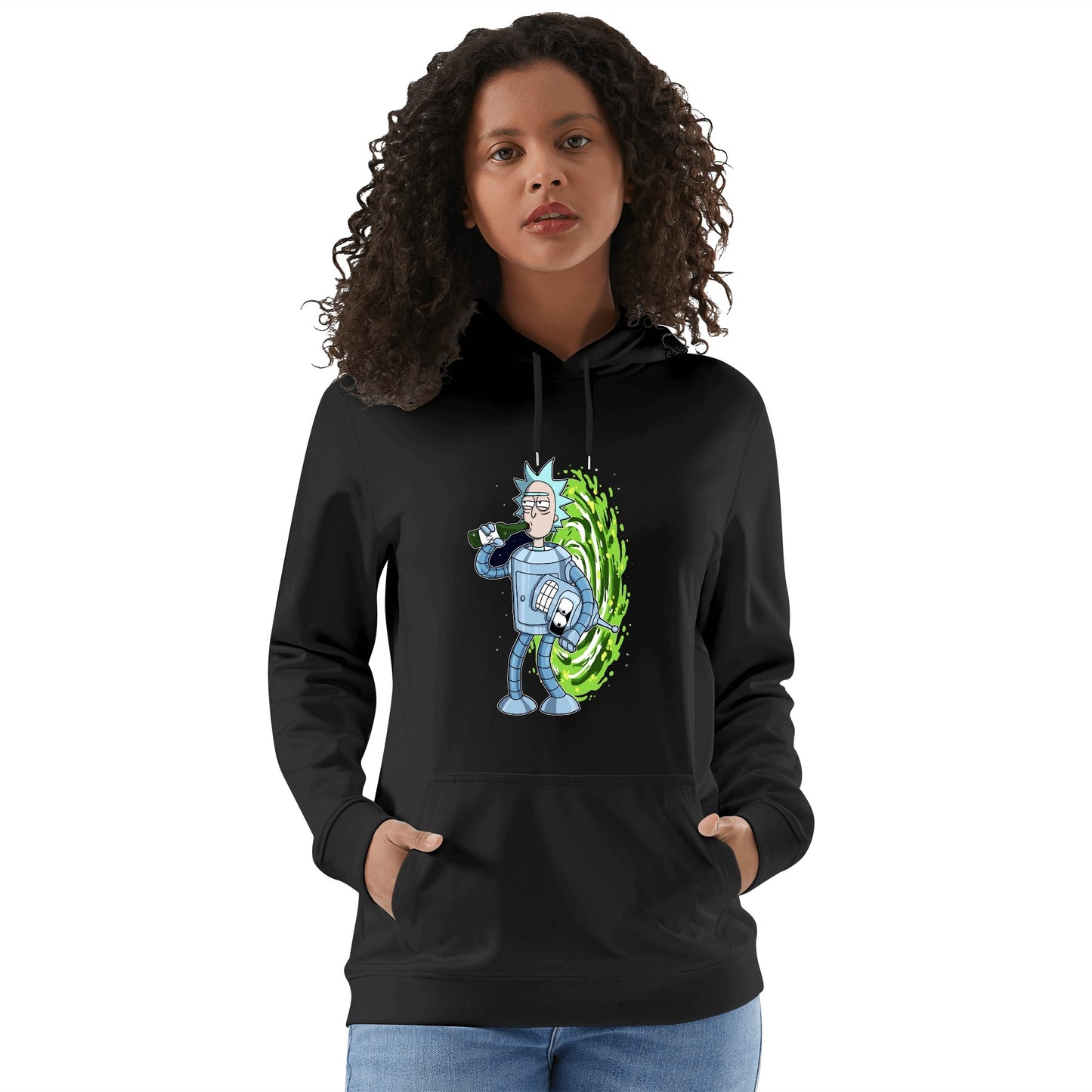 Cotton Hoodie Bender-Themed Rick