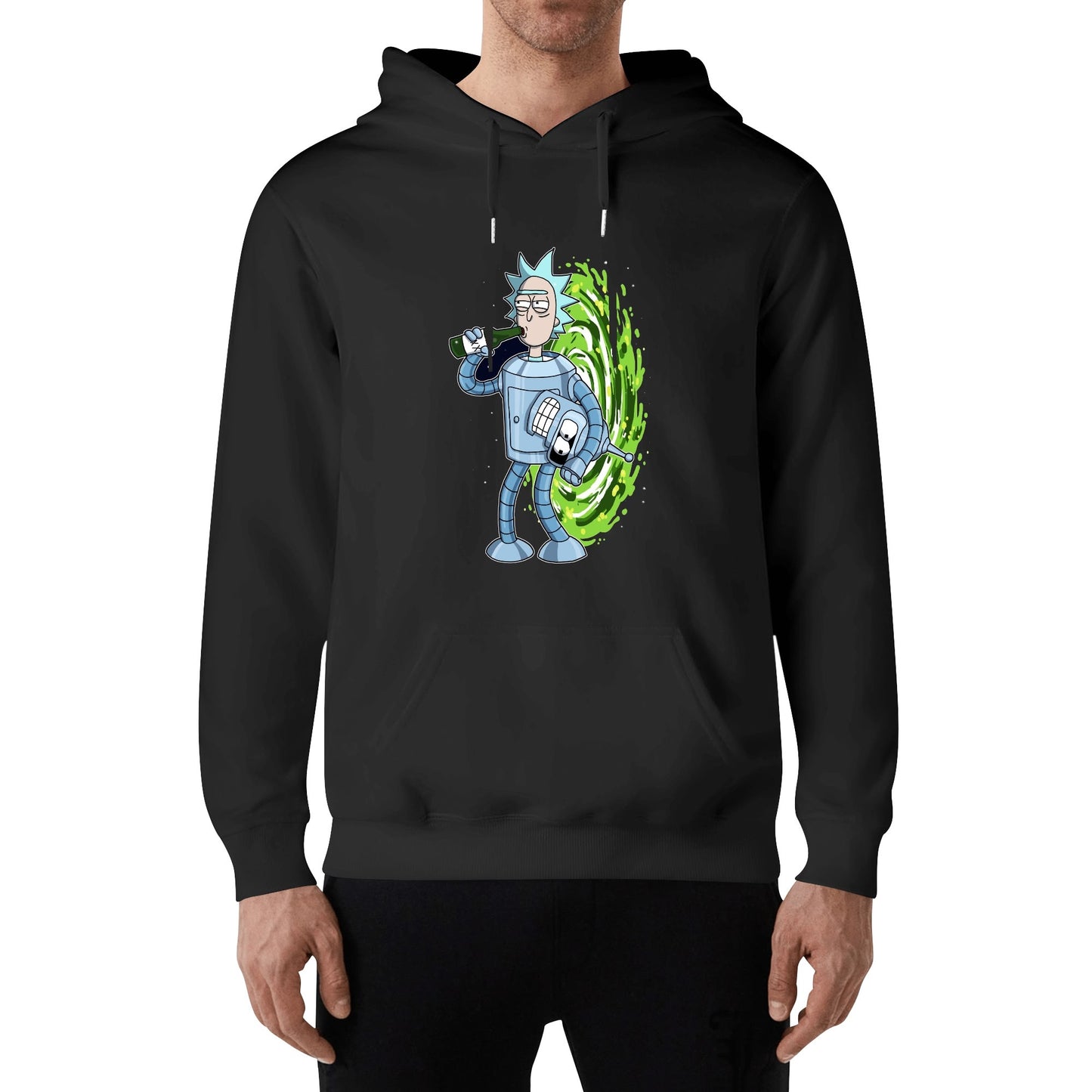 Cotton Hoodie Bender-Themed Rick