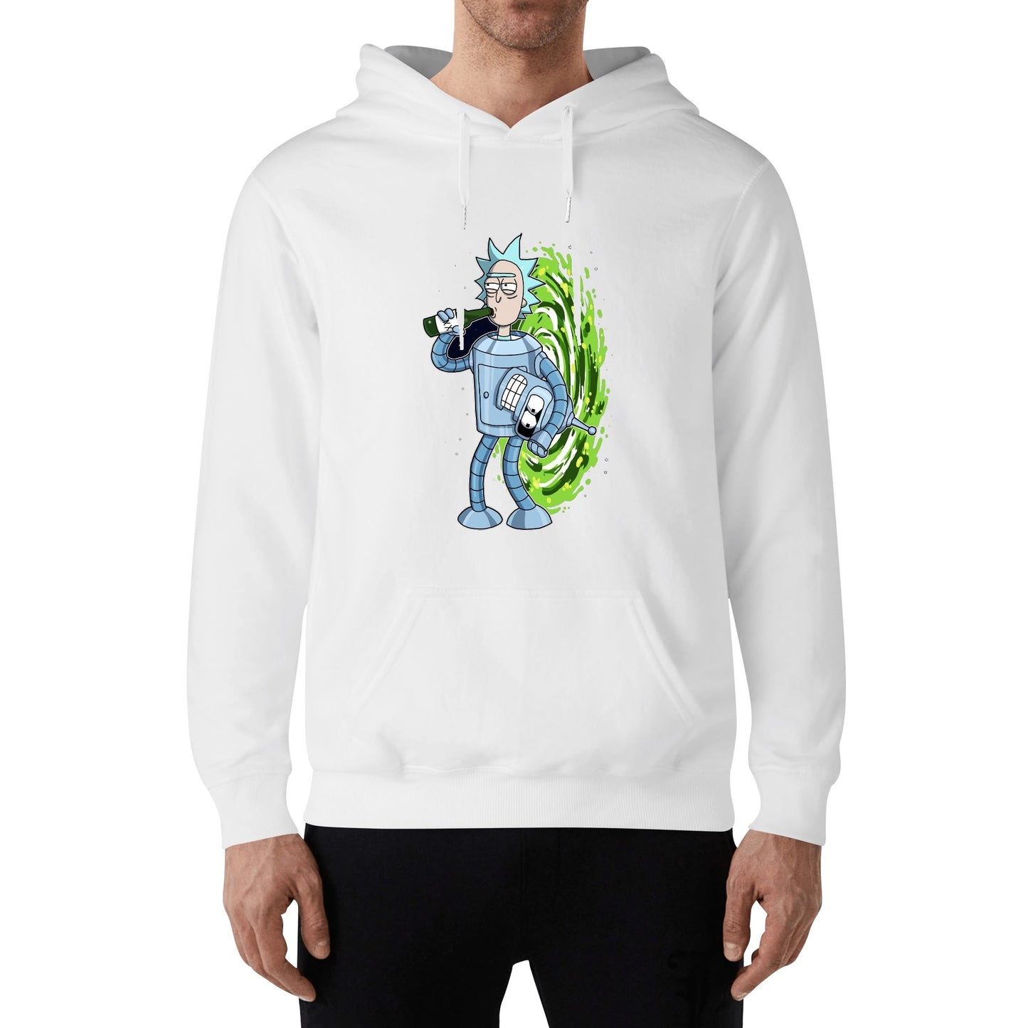 Cotton Hoodie Bender-Themed Rick