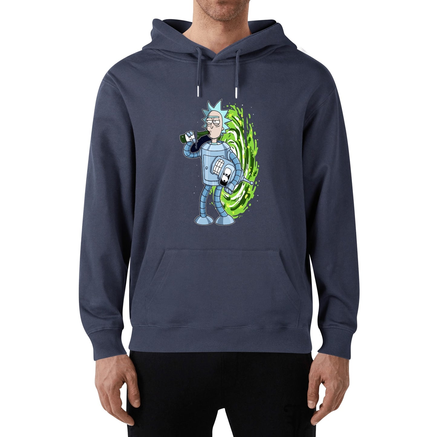 Cotton Hoodie Bender-Themed Rick