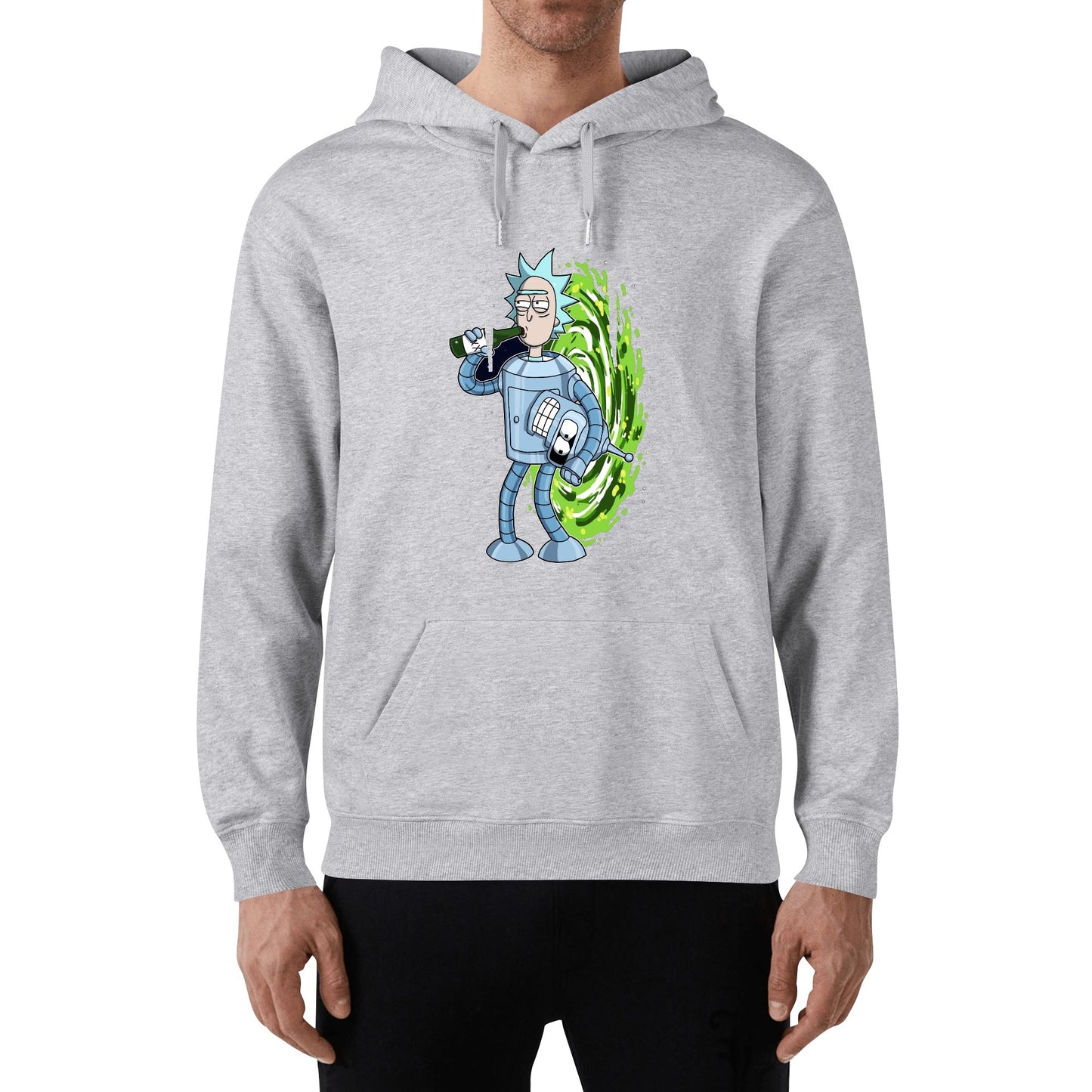 Cotton Hoodie Bender-Themed Rick