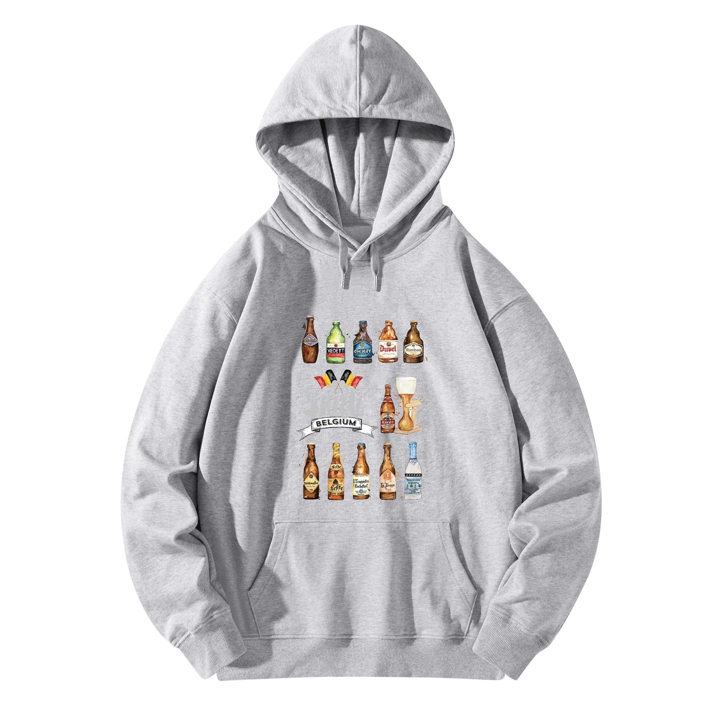 Cotton Hoodie Belgian Beer watercolor