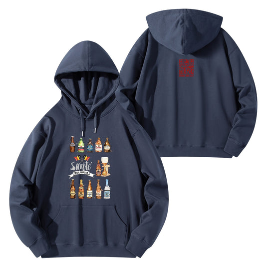 Cotton Hoodie Belgian Beer watercolor