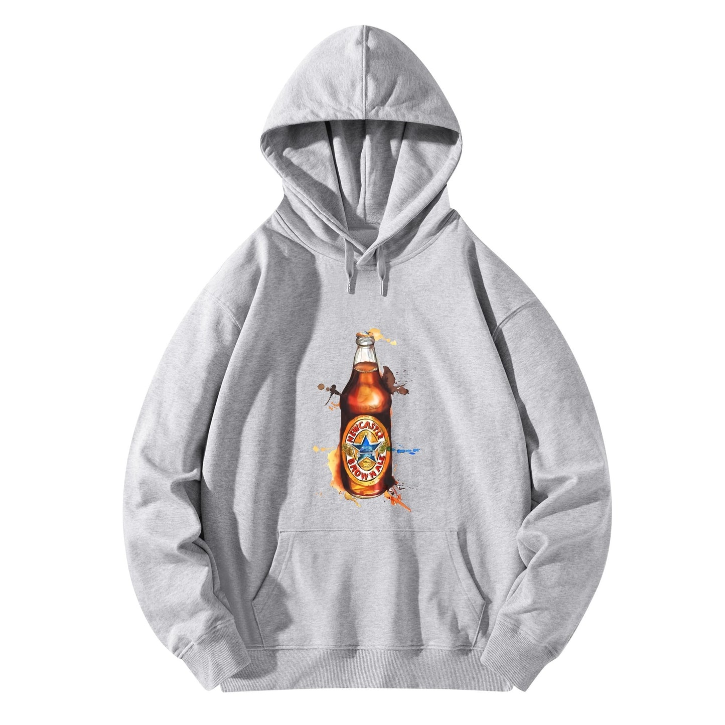 Cotton Hoodie Newcastle Beer Watercolor