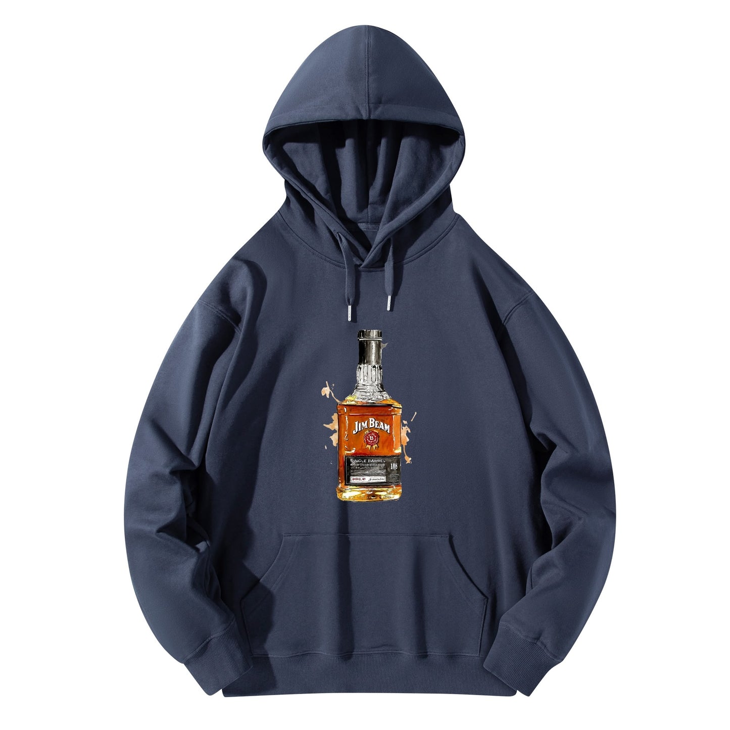 Cotton Hoodie Jim Beam Bourbon Watercolor