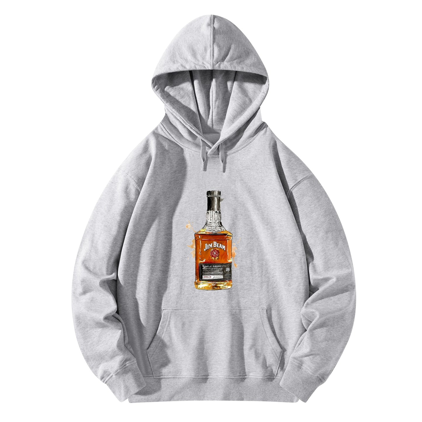 Cotton Hoodie Jim Beam Bourbon Watercolor