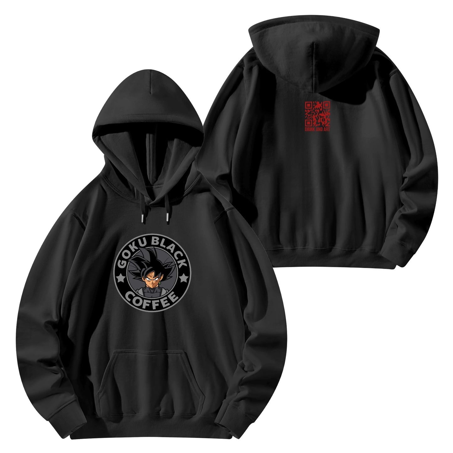 Cotton Hoodie Goku Black Coffee