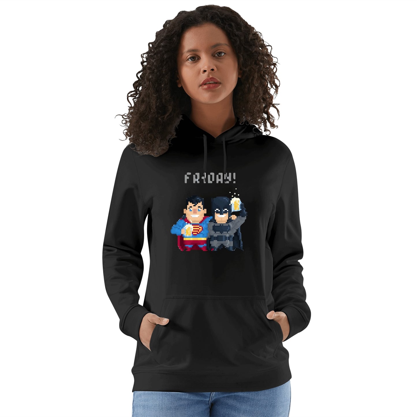 Cotton Hoodie Friday – Pixel Heroes Celebrating with Beers