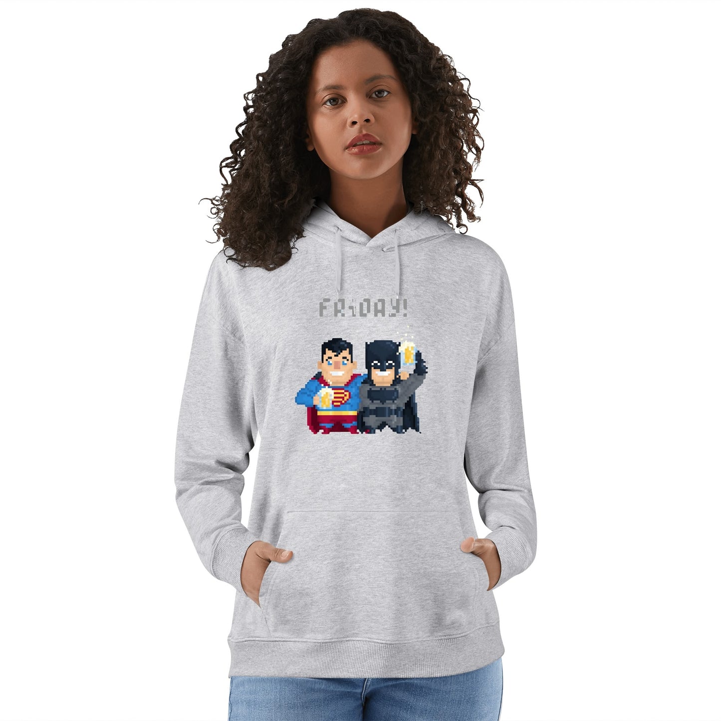 Cotton Hoodie Friday – Pixel Heroes Celebrating with Beers