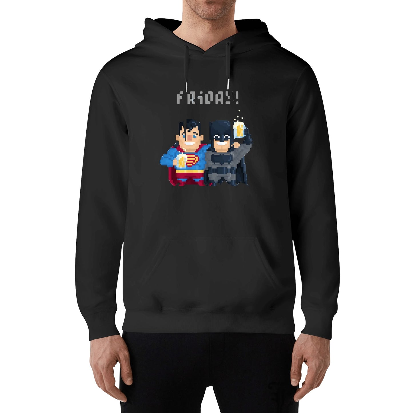 Cotton Hoodie Friday – Pixel Heroes Celebrating with Beers