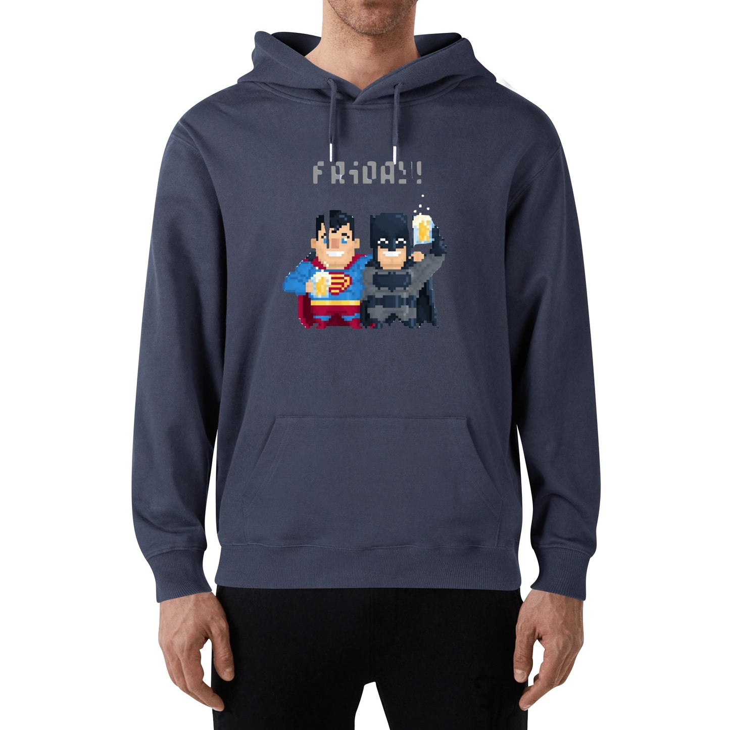 Cotton Hoodie Friday – Pixel Heroes Celebrating with Beers