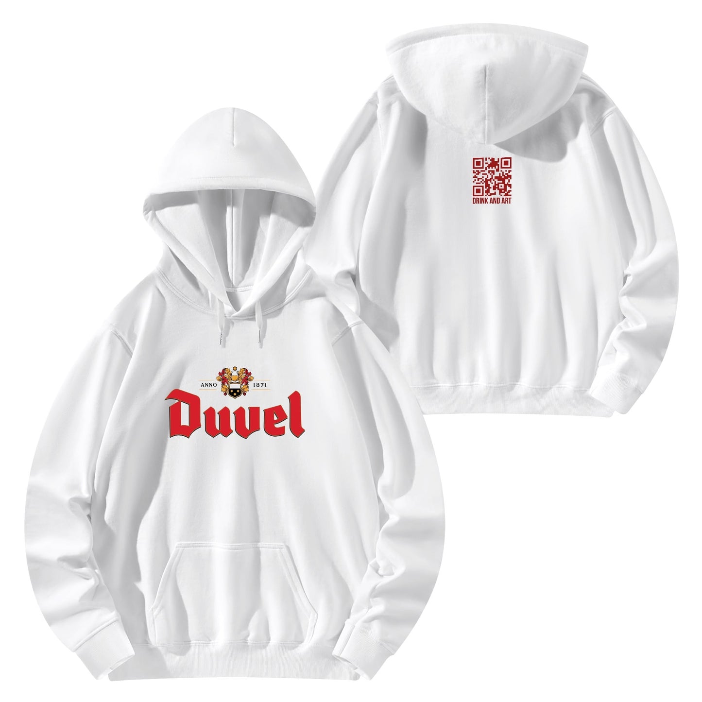 Cotton Hoodie Beer Duvel logo