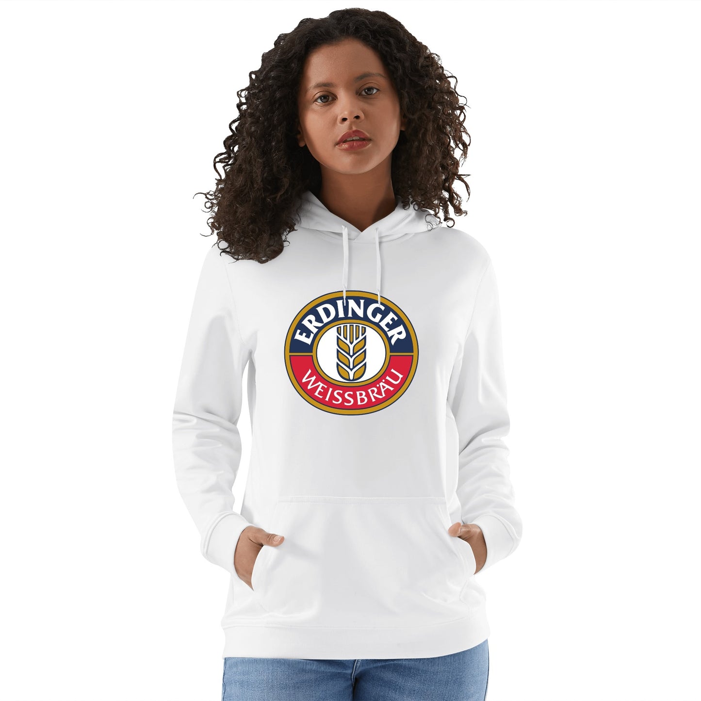 Cotton Hoodie Beer Erdinger logo