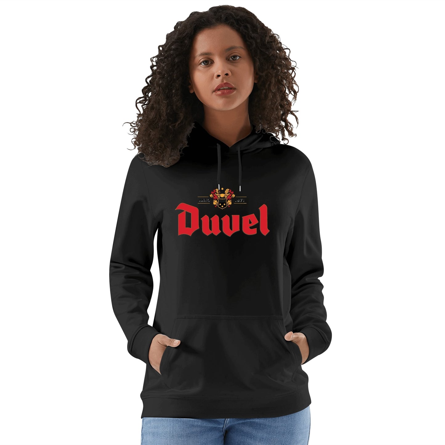 Cotton Hoodie Beer Duvel logo