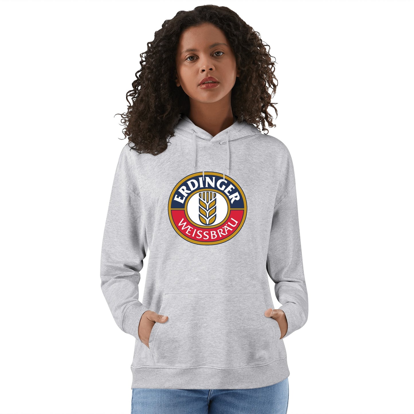 Cotton Hoodie Beer Erdinger logo