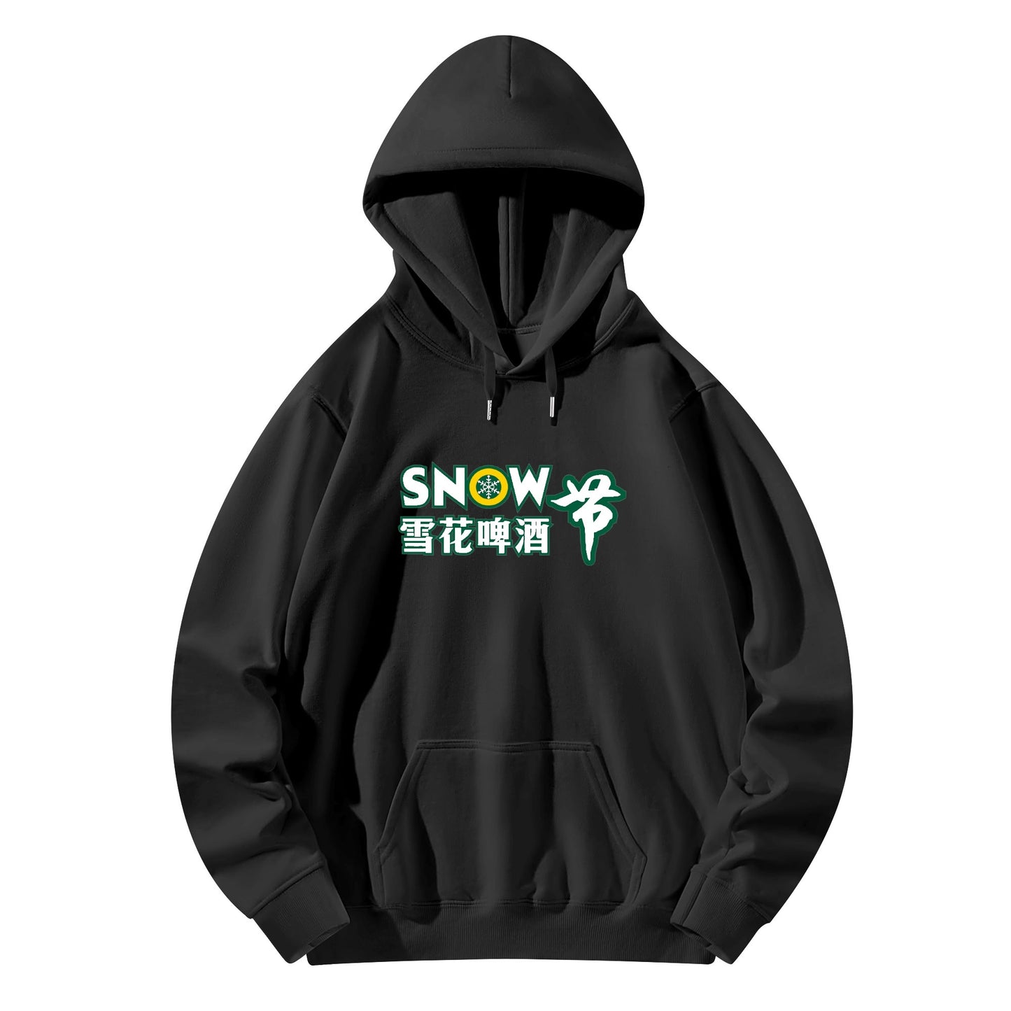 Cotton Hoodie Beer Snow logo