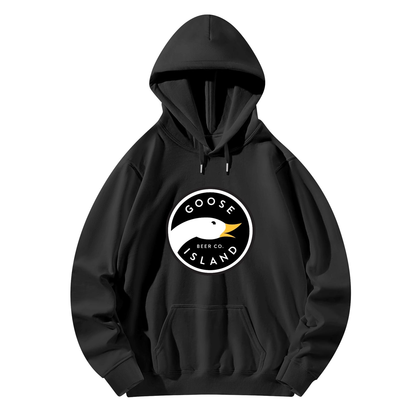 Cotton Hoodie Beer Goose Island logo