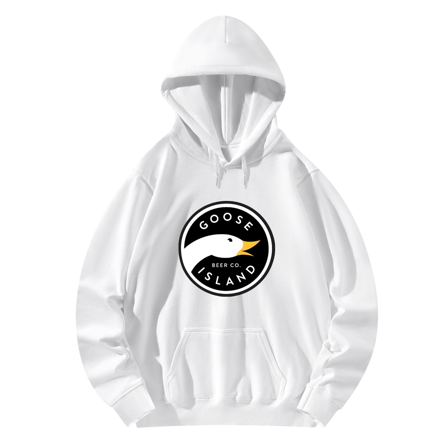 Cotton Hoodie Beer Goose Island logo