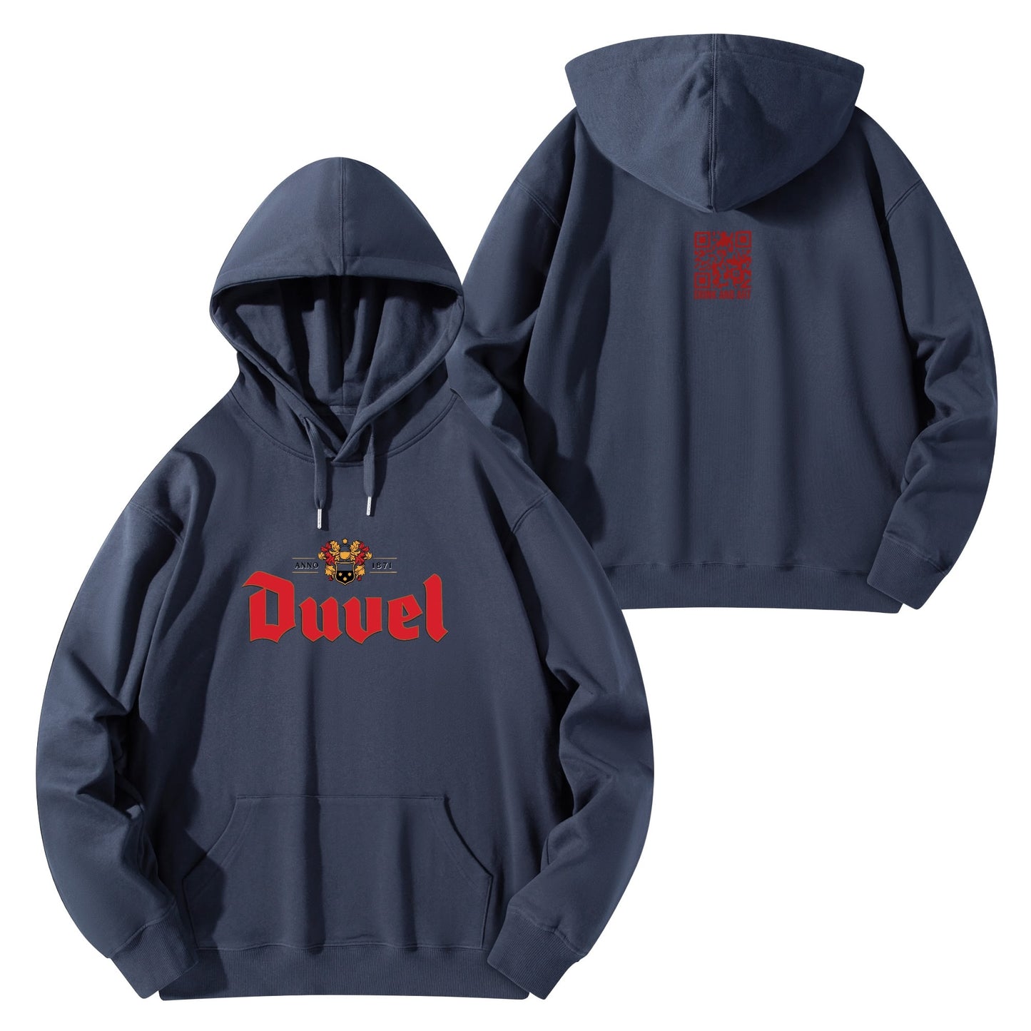 Cotton Hoodie Beer Duvel logo