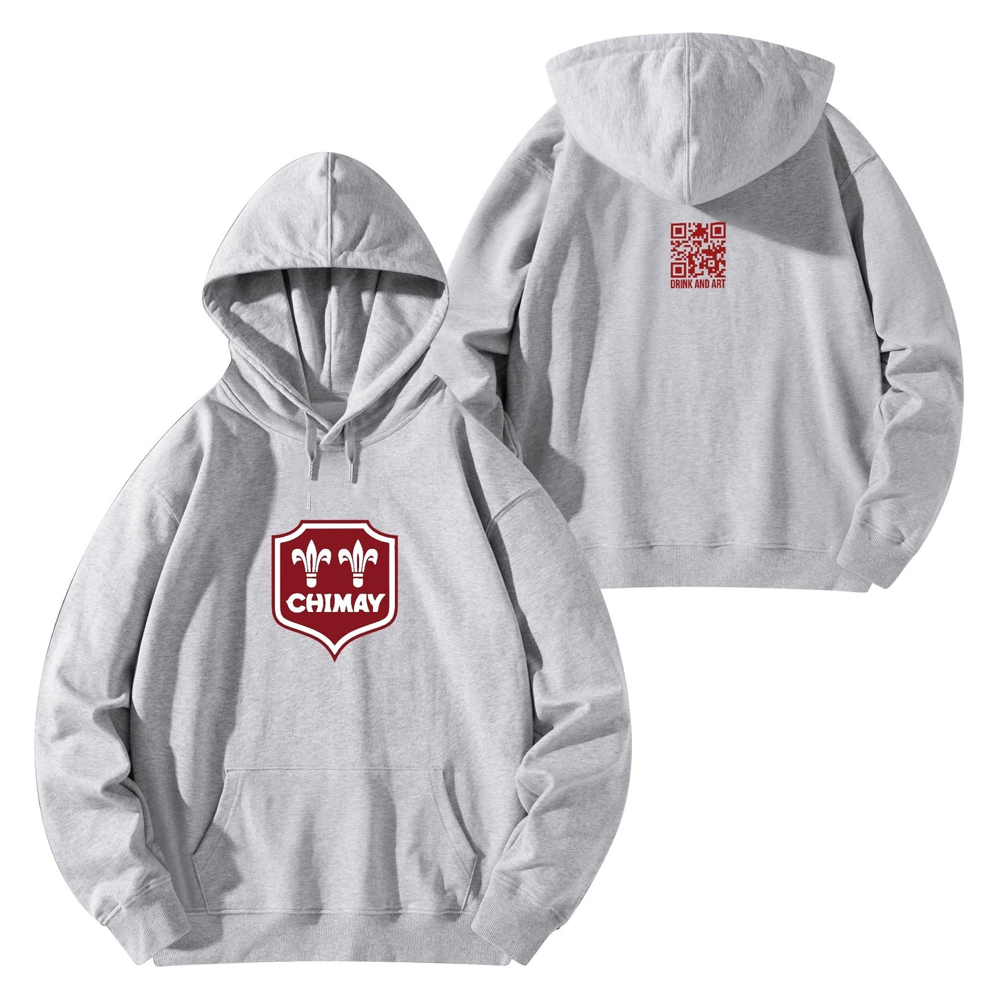 Cotton Hoodie Beer Chimay logo