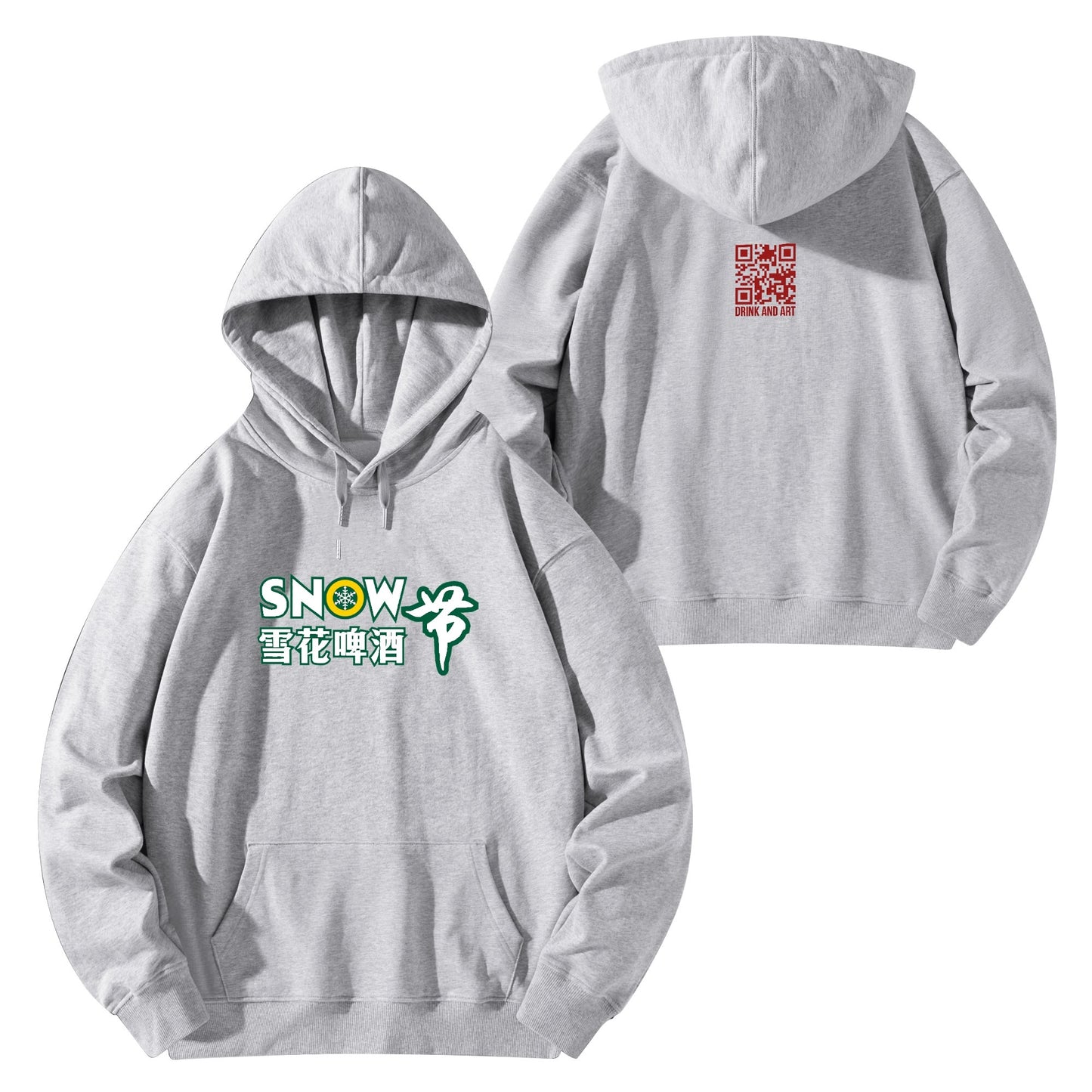 Cotton Hoodie Beer Snow logo