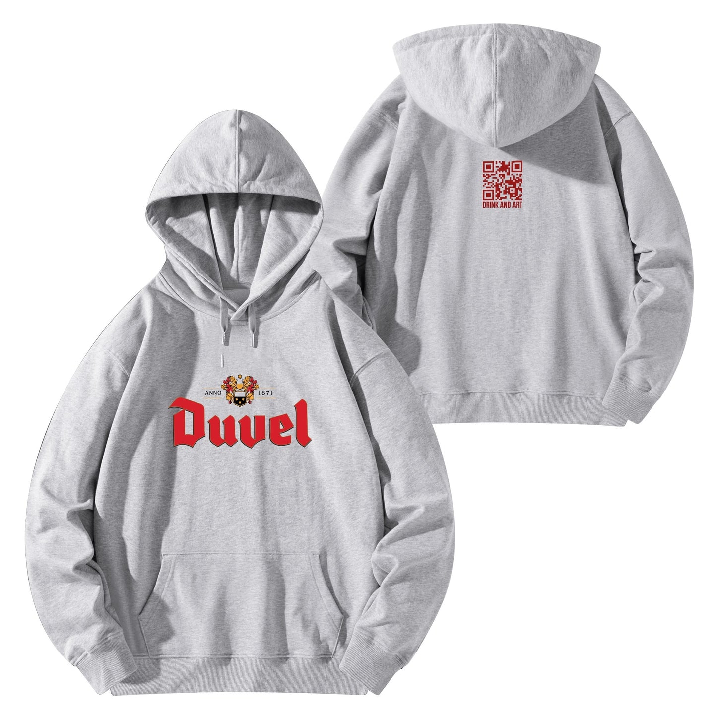 Cotton Hoodie Beer Duvel logo